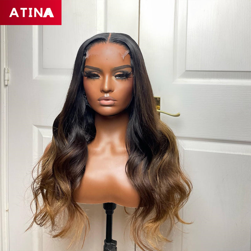 Body Wave Ombre Blonde 4x4 Lace Closure Wigs Affordable Beginner Friendly