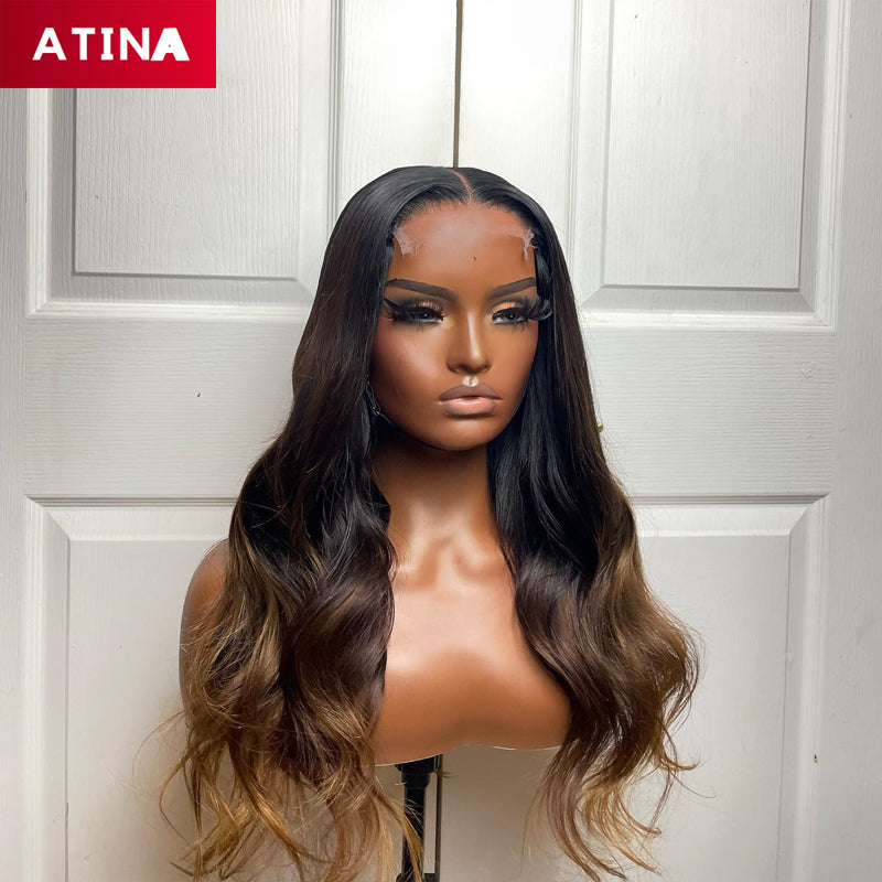Body Wave Ombre Blonde 4x4 Lace Closure Wigs Affordable Beginner Friendly