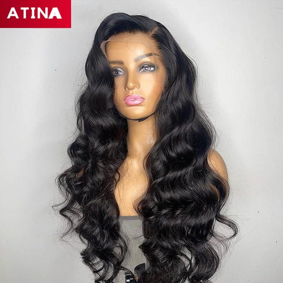 13X4 Crystal HD Lace Body Wave 200% Closure Wigs Melt Skins Glueless