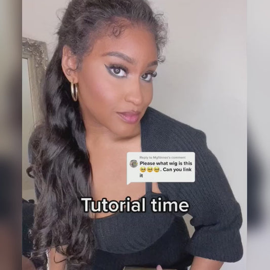 Curly Baby Hair Body Wave Crystal Lace Wig Pre Plucked Glueless 13x6 Lace Front Human Hair Wigs Atina Hair