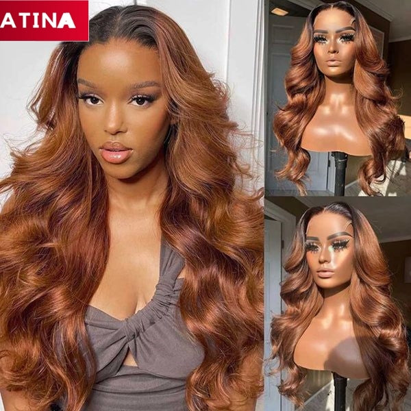 Ombre Blonde 5x5 Crystal HD Closure Real HD Human Hair Wigs Pre Plucked