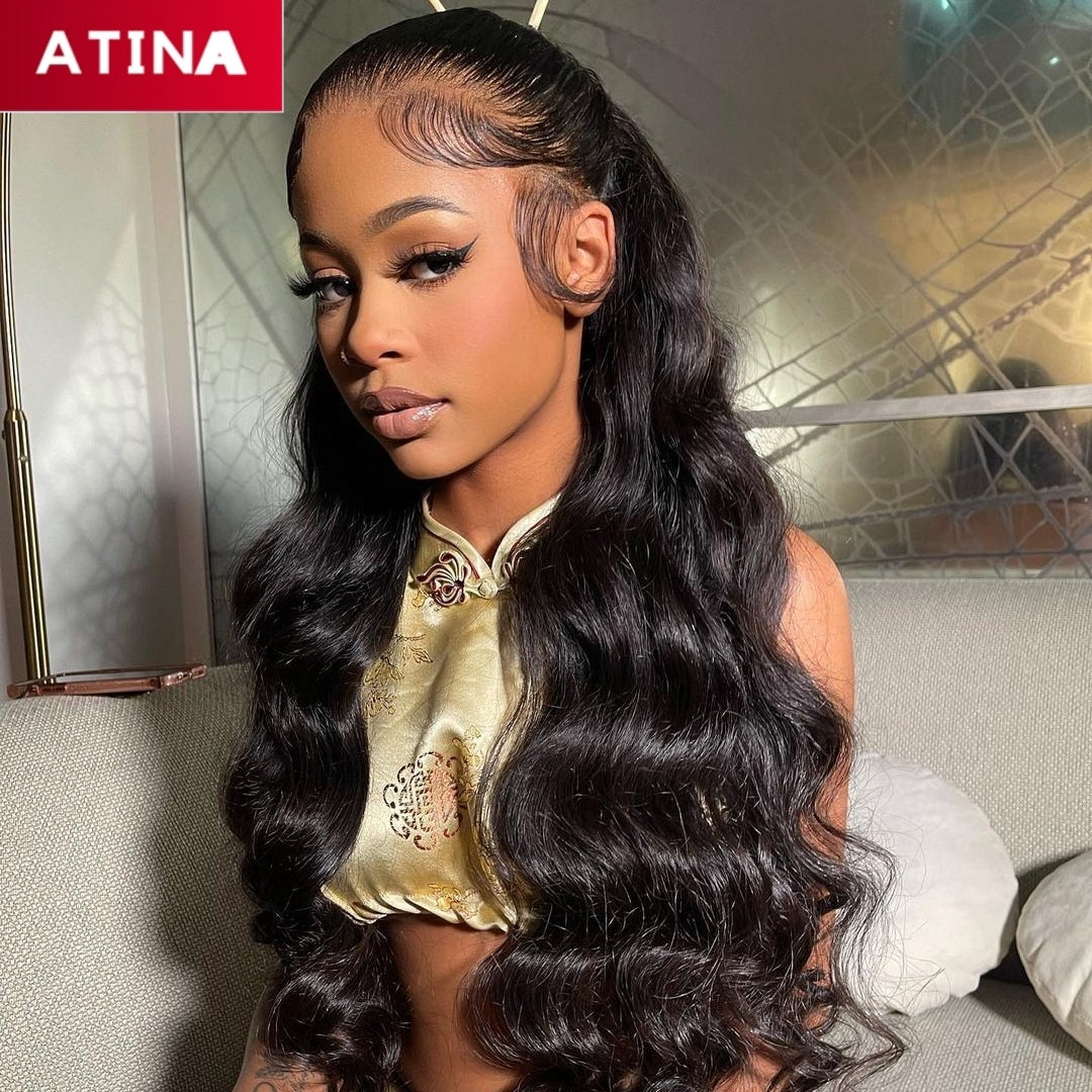 13X4 Crystal HD Lace Body Wave 200% Closure Wigs Melt Skins Glueless