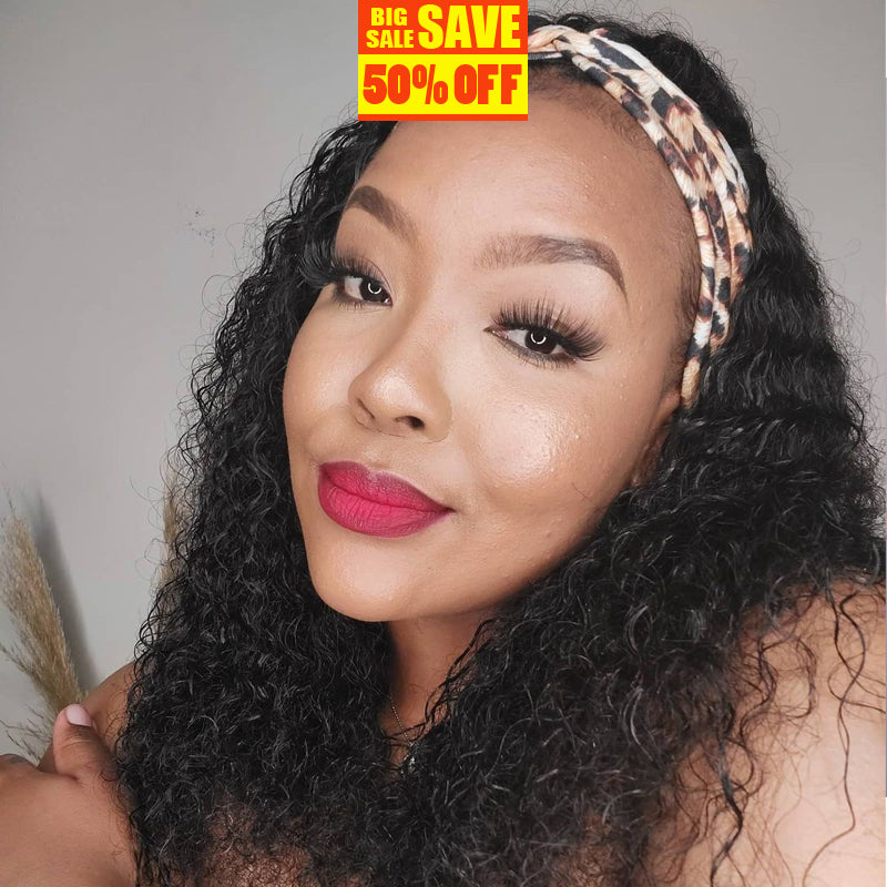 water wave human hair wig