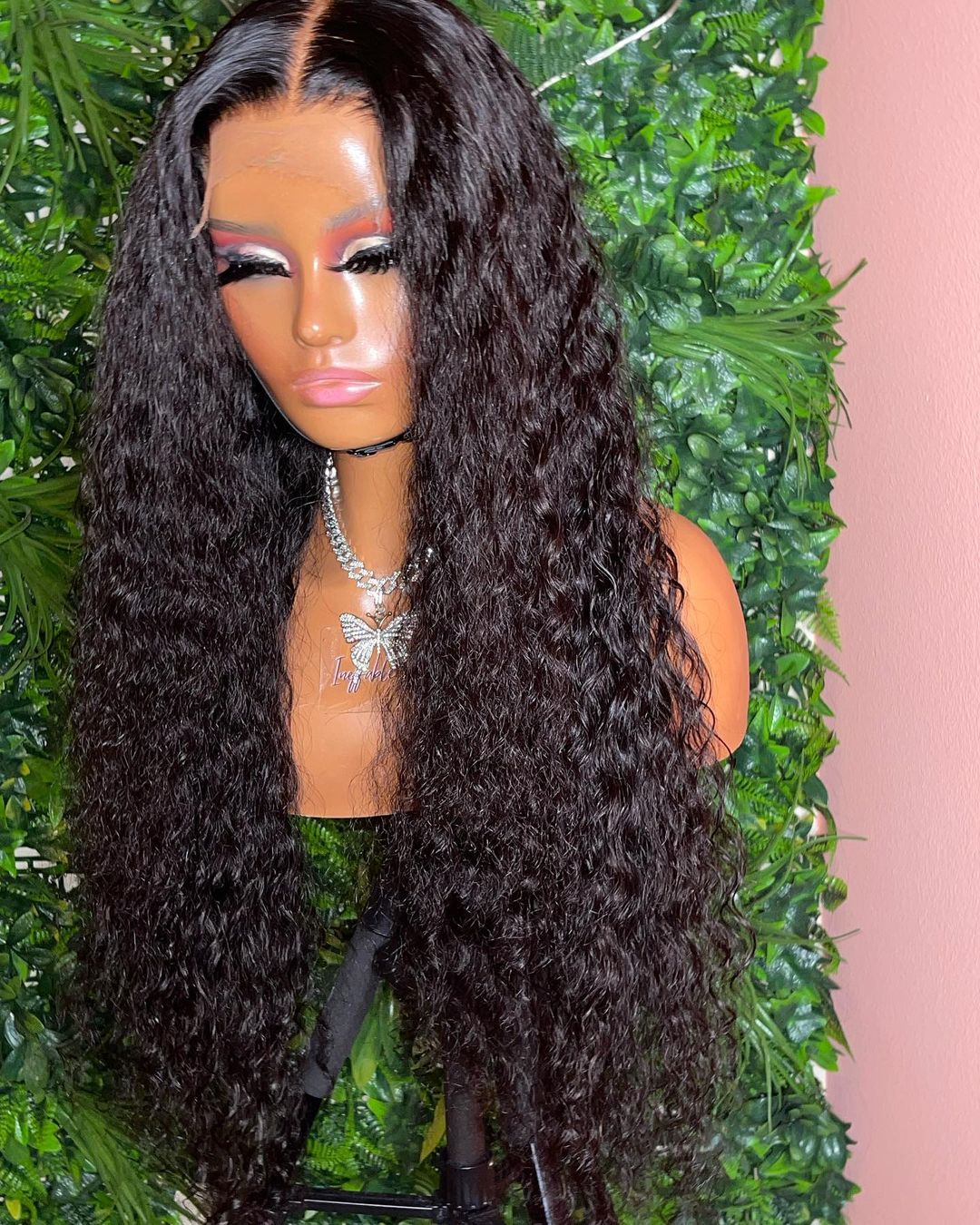Crystal HD Lace 5X5 Closure Wig Lace Deep Curly Wave Human Hair Wig