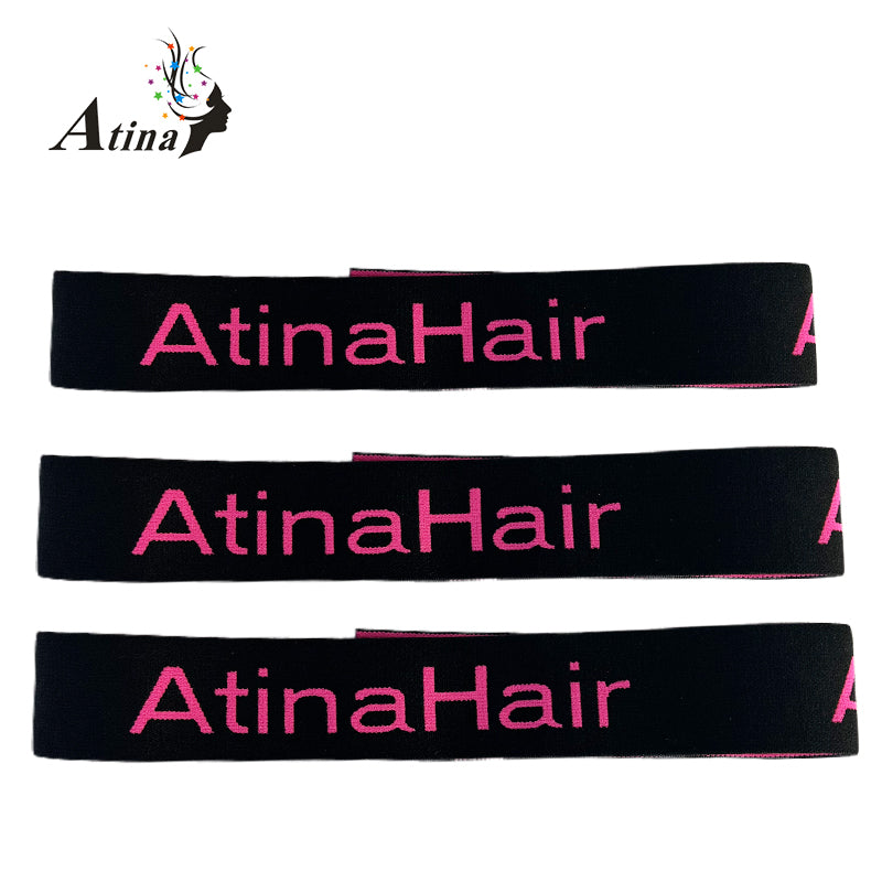 Atina Hair Customize Elastic Headband For Closure Frontal Wigs Lay Edges
