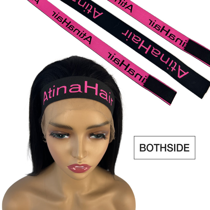 Atina Hair Customize Elastic Headband For Closure Frontal Wigs Lay Edges