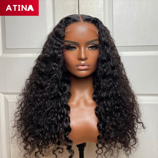 Curly Glueless Wigs 4x4 Lace Closure Wigs Beginner Friendly