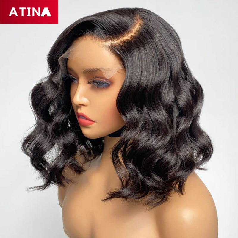 Short Body Wave 13X4 lace Front Human Hair Wig [GWB02]