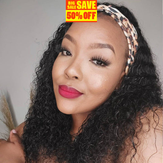 water wave human hair wig