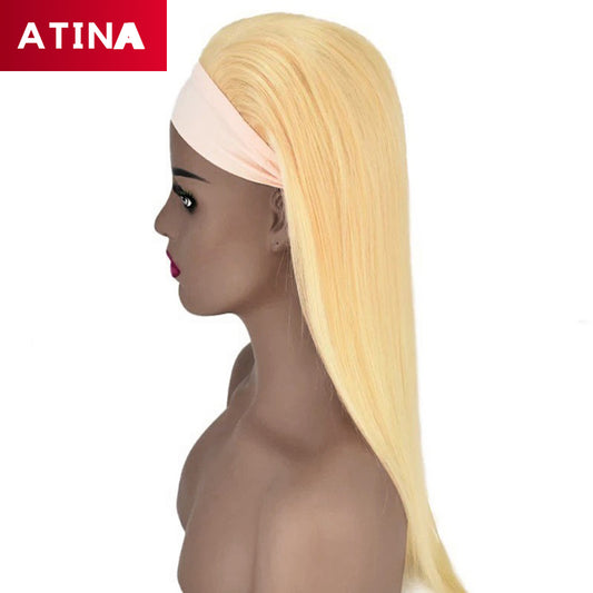 613 Straight Headband Wig Blonde Wig [AH05]