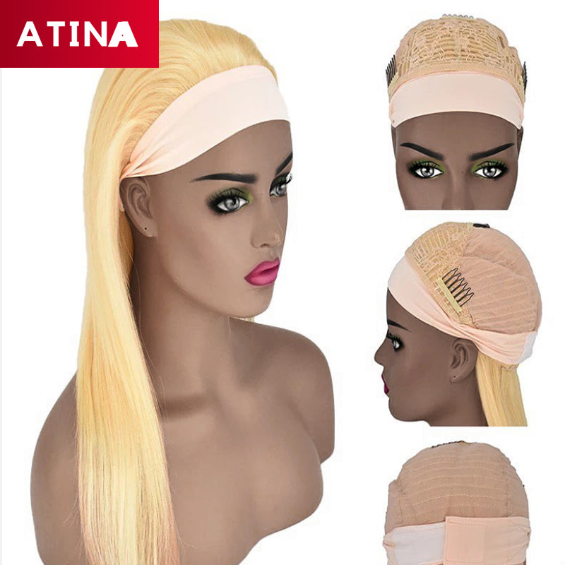 613 Straight Headband Wig Blonde Wig [AH05]