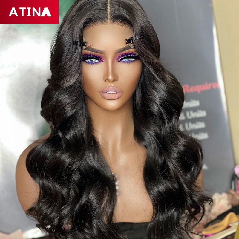 Loose Body Wave 5x5 Closure Wig Glueless HD Crystal Lace Wigs