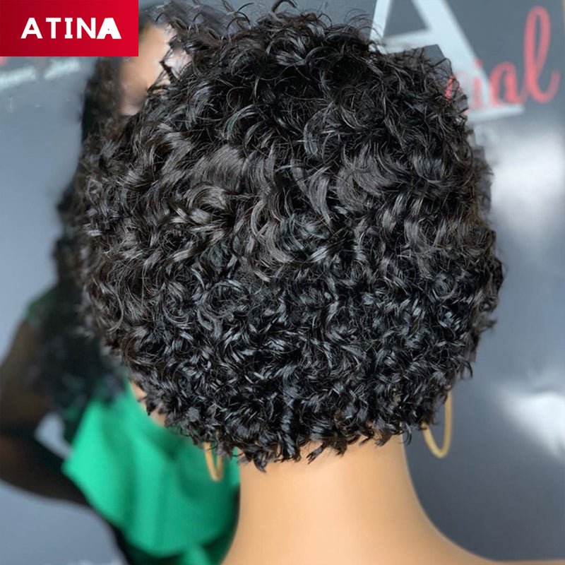 Pixie Cut Natural Hairline Short Bob Wigs with Baby Hair Wigs [AC11]