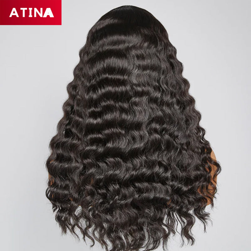 Loose Deep Wave 5x5 Closure Wig Glueless HD Crystal Lace Wigs 100% Human Hair