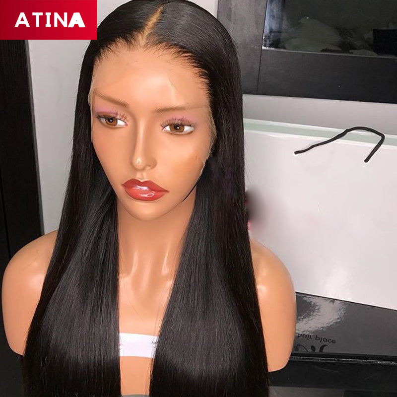 Straight Human Hair 360 Lace Frontal Wig Pre Plucked with Baby Hair