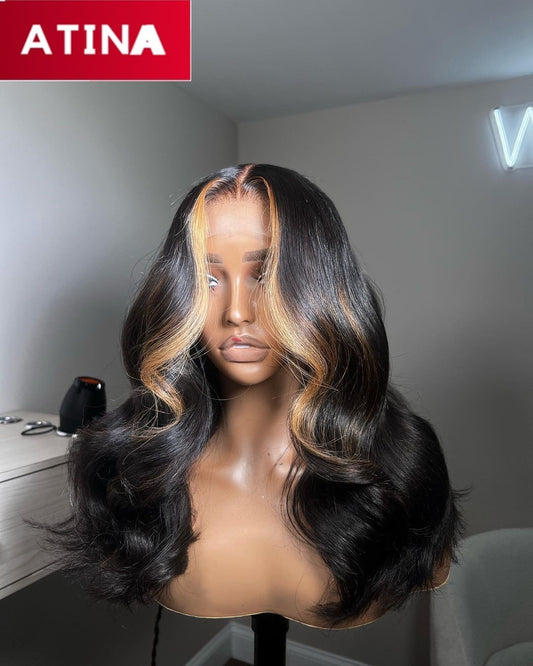 Body Wave Crystal HD 13x4 Lace Front Hair Wig Pre Plucked